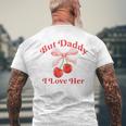 But Daddy I Love Her Lesbian Bi Pride Month Pan Pride Men's T-shirt Back Print Gifts for Old Men