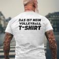 Das Ist Meinolleyball Lustigesolleyball Spruch T-Shirt mit Rückendruck Geschenke für alte Männer