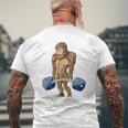 Deadlifting Sasquatch Bigfoot Weightlifting Workout Mens Back Print T-shirt Gifts for Old Men Deadlifting Sasquatch Bigfoot Weightlifting Workout Mens Back Print T-shirt Gifts for Old Men