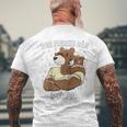 Der Starke Bär Papaatertag Männertag Bärater Papa Raglan T-Shirt mit Rückendruck Geschenke für alte Männer