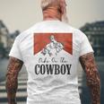 Dibs On The Cowboy Vintage Western Rodeo Country Cowgirls Men's T-shirt Back Print Gifts for Old Men