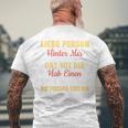 An Die Person Hinter Mir Liebe Person Hinter Mir T-Shirt mit Rückendruck Geschenke für alte Männer