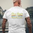 Dive Bars And Muscle Cars Mens Back Print T-shirt Gifts for Old Men
