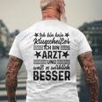 Doctor Ich Bin Kein Klugscheißer T-Shirt mit Rückendruck Geschenke für alte Männer