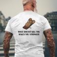 What Doesn't Kill You Mouse Motivation Men's T-shirt Back Print Gifts for Old Men