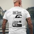 E39 5 Series With Ein Liebe Ein Leben A Love A Life Motif T-Shirt mit Rückendruck Geschenke für alte Männer