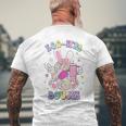 Egg-Stra Boujee Happy Easter Day Disco Easter Bunny Belt Bag Men's T-shirt Back Print Gifts for Old Men