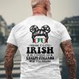 Everyone Is A Little Irish On St Patrick Day Except Italians Men's T-shirt Back Print Gifts for Old Men