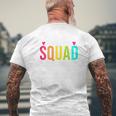 Field Fun Day Squad School Trip Vibes Last Day Of School Men's T-shirt Back Print Gifts for Old Men