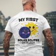 My First Solar Eclipse Toddler Boys Girls 2024 Solar Eclipse Men's T-shirt Back Print Gifts for Old Men