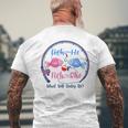 Fish-He Or Fish-She Gender Reveal Baby Fishermen Fishing Men's T-shirt Back Print Gifts for Old Men