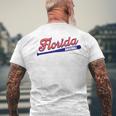 Florida Baseball Fans Men's T-shirt Back Print Gifts for Old Men