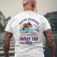 Florida Family Trip 2024 Making Memories Family Vacation Men's T-shirt Back Print Gifts for Old Men