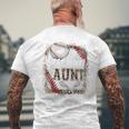 Baseball Auntie Vintage Leopard Baseball Pride Men's T-shirt Back Print Gifts for Old Men