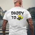 Daddy To Be Promoted To Dad Soon To Be Father's Day Mens Back Print T-shirt Gifts for Old Men