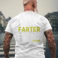 Fathers Day Best Farter Ever Oops I Mean Father Dad Men's T-shirt Back Print Gifts for Old Men