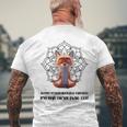Fox And Saying Komm Schon Innerer Frieden Blue T-Shirt mit Rückendruck Geschenke für alte Männer