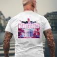 Trump Pink Daddys Home Trump 2024 Men's T-shirt Back Print Gifts for Old Men