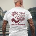 Vintage Housewife I Baked You Some Shut The Fucupcakes Men's T-shirt Back Print Gifts for Old Men