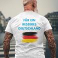 Für Ein Besseres Deutschland Alternative Heimat Freiheit Afd T-Shirt mit Rückendruck Geschenke für alte Männer