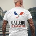 Gallero Dominicano Pelea Gallos Dominican Rooster Men's T-shirt Back Print Gifts for Old Men