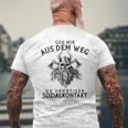 Geh Mir Aus Dem Weg Kurzärmliges Herren-T-Kurzärmliges Herren-T-Shirt für Herren, Witziges Textdesign Geschenke für alte Männer