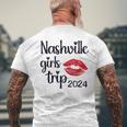 Girls Trip Nashville 2024 Weekend Birthday Party Women Men's T-shirt Back Print Gifts for Old Men