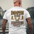 Girls Trip Nashville 2024 Boots Booze & Besties Weekend Men's T-shirt Back Print Gifts for Old Men