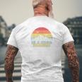 Be A Good Human Mens Back Print T-shirt Gifts for Old Men