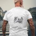 Gott Wusste Das Ich Einen Engel T-Shirt mit Rückendruck Geschenke für alte Männer