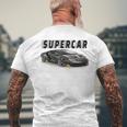 Great Italian Supercar T-Shirt mit Rückendruck Geschenke für alte Männer