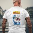 Grill The Bills Dolphin Chef Best Buffalo Burgers And Wings Mens Back Print T-shirt Gifts for Old Men