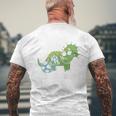 Großer Bruder Dino Kurzärmliges Herren-T-Kurzärmliges Herren-T-Shirt für Kinder, Geschwister Liebe Design Geschenke für alte Männer