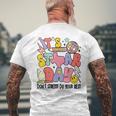 Groovy It's Staar Day Don't Stress Do Your Best Test Day Men's T-shirt Back Print Gifts for Old Men
