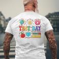 Groovy Testing Day Motivational Quotes Students Teachers Men's T-shirt Back Print Gifts for Old Men