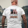 Grumpy Old Man Us Flag Troops Silhouette Veterans Day Grandpa Mens Back Print T-shirt Gifts for Old Men