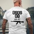 Gzuz 01 Ak-47 T-Shirt mit Rückendruck Geschenke für alte Männer