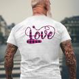 Hair Stylist Valentine Pink Buffalo Plaid Beauty Salon Men's T-shirt Back Print Gifts for Old Men