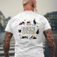 Happy Easter Cat Wearing Bunny Ear Bunny Cat Lover Men's T-shirt Back Print Gifts for Old Men