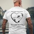 Happy My Father's Day In Heaven You Are Forever My Reel Love Mens Back Print T-shirt Gifts for Old Men