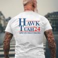 Hawk Tush Spit On That Thang Viral Election President 2024 Men's T-shirt Back Print Gifts for Old Men