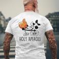 Holy Aperoli X Mouse Spritz Club Hallöchen Aperölchen White T-Shirt mit Rückendruck Geschenke für alte Männer
