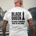 Inspiring Black Queen Men's T-shirt Back Print Gifts for Old Men