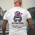 International Women's Day 2024 8 March Iwd Inspire Inclusion Men's T-shirt Back Print Gifts for Old Men