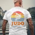 Judo Judoka T-Shirt mit Rückendruck Geschenke für alte Männer