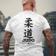 Judo Kanji Judo Camiseta Hombre Estampado Espalda Regalos para ancianos