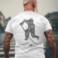 Jugador De Hockey Sobre Hielo Juvenil Niños Hombres Camiseta Hombre Estampado Espalda Regalos para ancianos