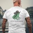 You Just Yee'd Your Last Haw Cowboy Frog Meme Men's T-shirt Back Print Gifts for Old Men