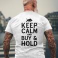 Keep Calm And Buy & Hold I Aktien Börse T-Shirt mit Rückendruck Geschenke für alte Männer