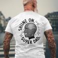 Keine Haare Aber Immer Noch Ein Super Papa -Atertag T-S T-Shirt mit Rückendruck Geschenke für alte Männer